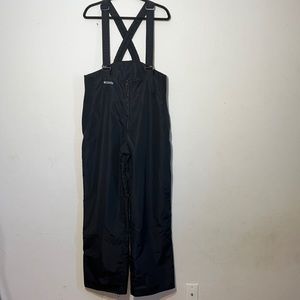 Columbia Mens Black Winter Ski Snowboard Bib Size XL